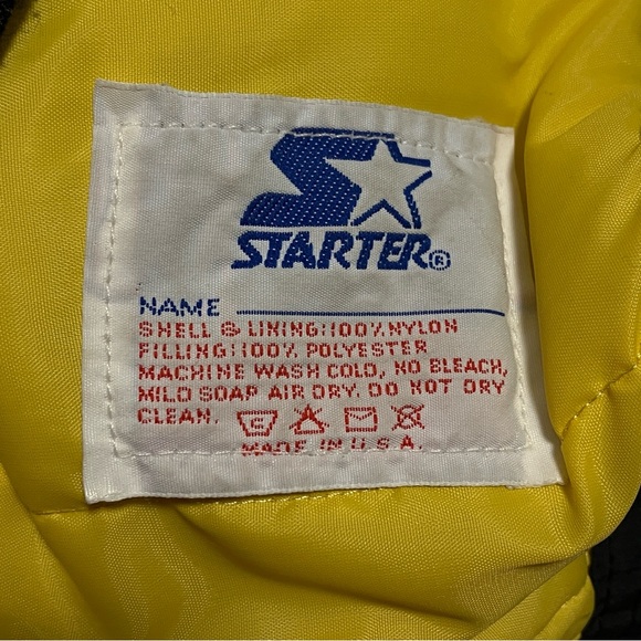 Vintage NHL Starter Pittsburgh Penguins Back to Back Stanley Cup Champs Jacket - Picture 13 of 14